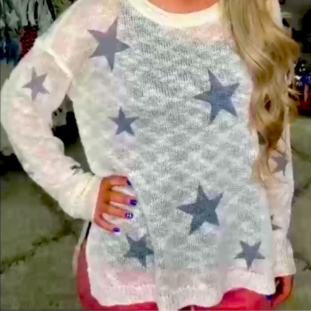 Open Knit Ivory Sweater